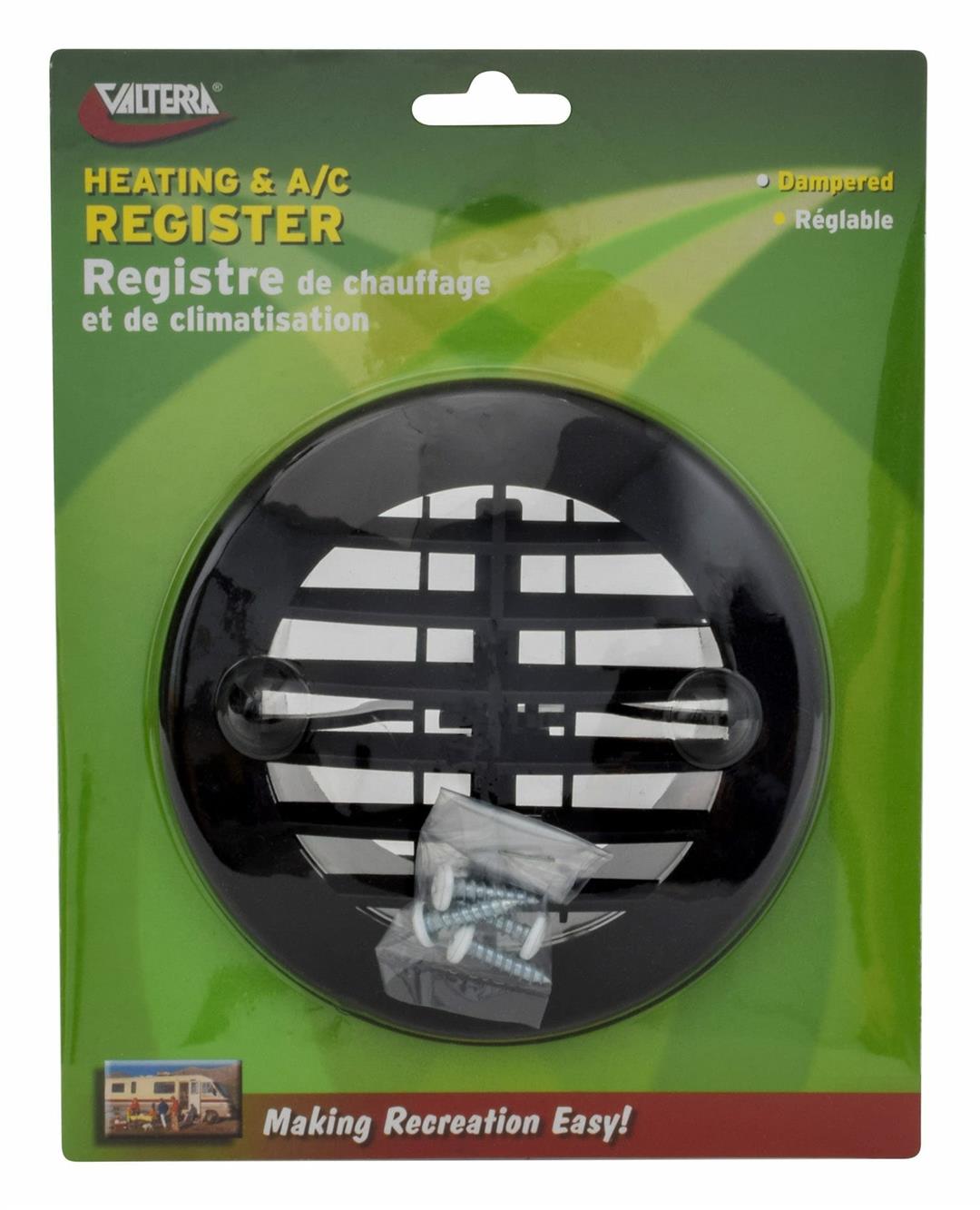 Lüftungsgitter, Rund 4 Inch mit Klappe Lüftungsgitter, Rund 4 Inch mit Klappe